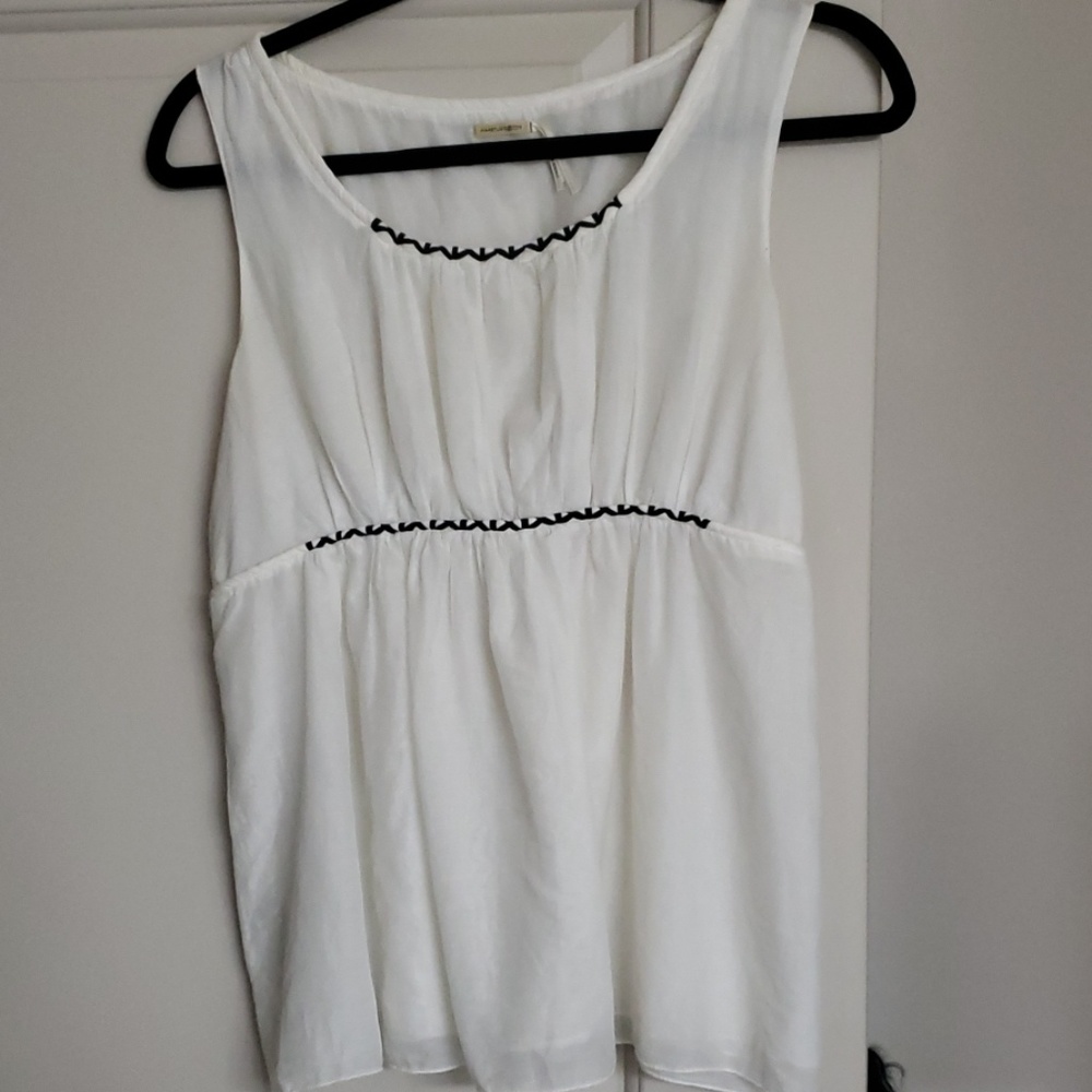 Max Studio cotton and silk top
